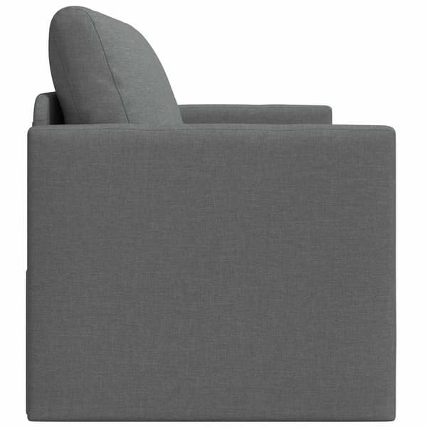 vidaXL Soffsäng 110cm Mörkgrå tyg