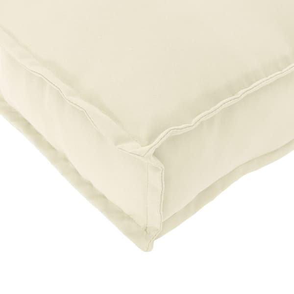 vidaXL Pallkuddset 2 pcs Kräm Oxford Tyg