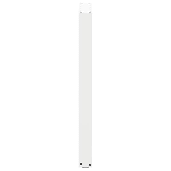 vidaXL Soffbordsben U-formade 2 st vit 50x(90-91) cm stål
