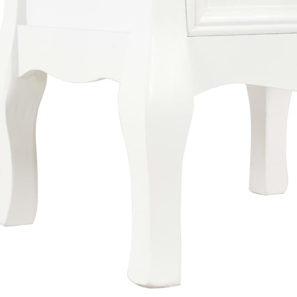 vidaXL Nattbord 2 stk 35x30x49 MDF hvit