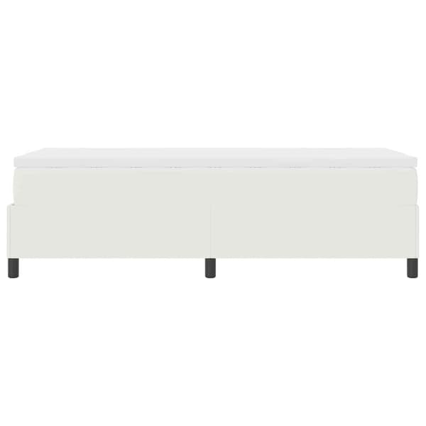 vidaXL Bäddfjäder Grädde och vit 90 x 190 cm Kordread tyg