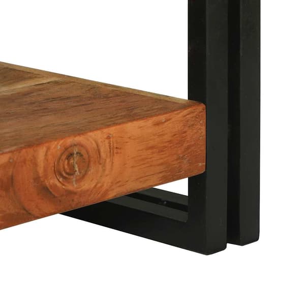 vidaXL Kaffebord Brun 120 x 50 x 38 cm Solid akasietre