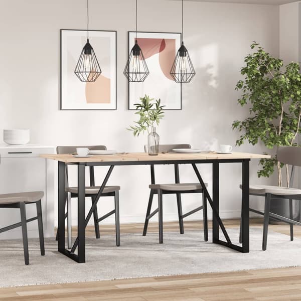 vidaXL Bordplater 3 stk 80x53x1,7 cm rektangulær heltre furu