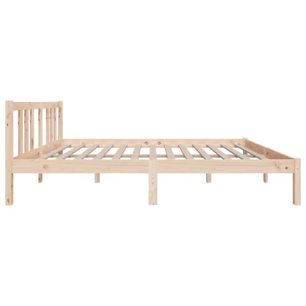 vidaXL Sengeramme heltre 135x190 cm Double