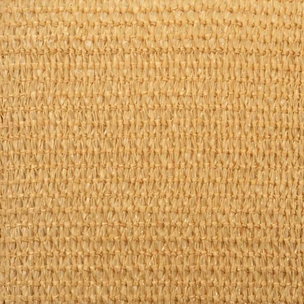 vidaXL Solsegel 160 g/m² triangulär sand 5x6x6 m HDPE
