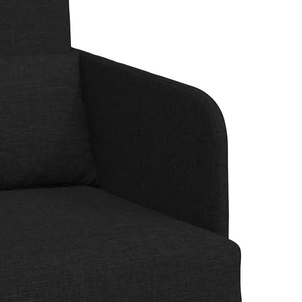 vidaXL Soffsäng 60cm Svart tyg