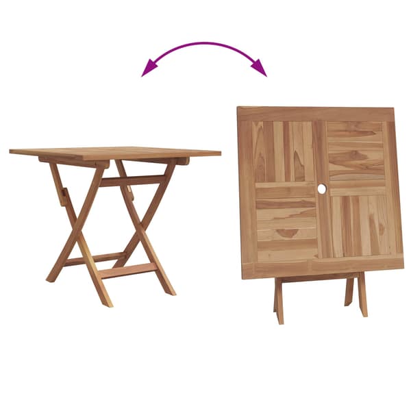 vidaXL Hage Spisegruppe 3 pcs Brun Solid akasietre