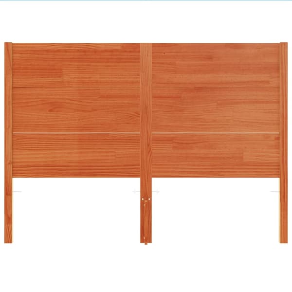 vidaXL Hodegavl voksbrun 180 cm heltre furu