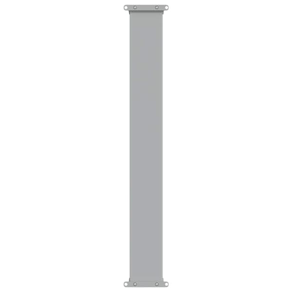 vidaXL Infällbar sidomarkis 100x300 cm röd