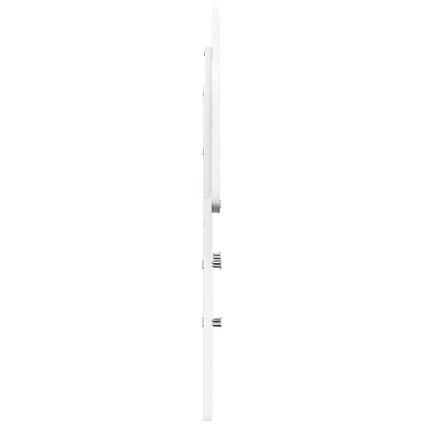 vidaXL Hodegavl hvit 100 cm heltre furu