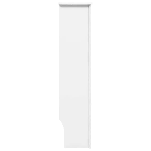 vidaXL Elementskydd vit 152x19x81,5 cm MDF