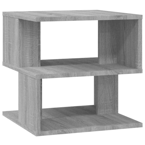 vidaXL Sidebord grå sonoma 40x40x40 cm konstruert tre
