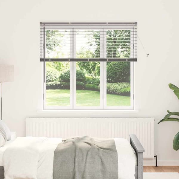 vidaXL Persienner Silver 130 x 150 cm Aluminium