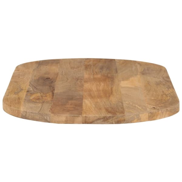 vidaXL Bordplate 100x50x3,8 cm oval heltre mango
