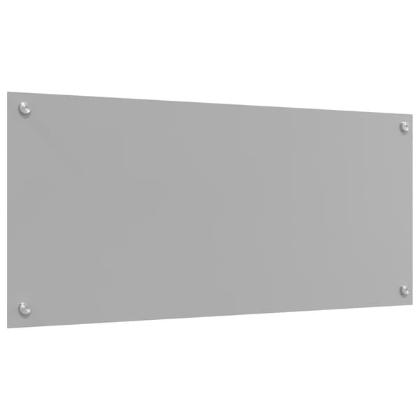 vidaXL Köksskydd Ljusgrå 90 x 40 cm härdat glas