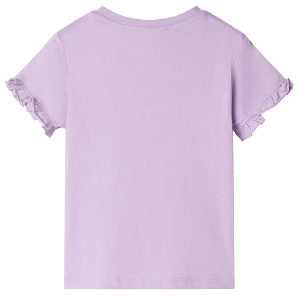 vidaXL T-shirt för barn lila 104