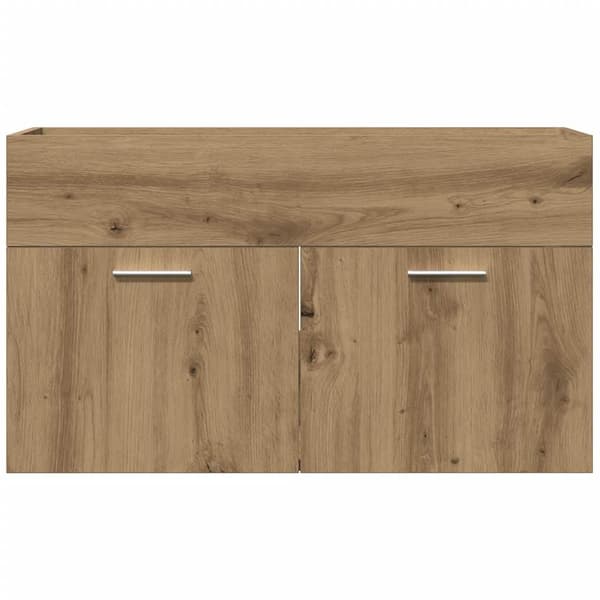 vidaXL Servantskap artisan eik 90x38,5x46 cm konstruert tre