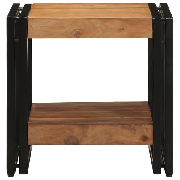 vidaXL Kaffebord Brun 40 x 40 x 38 cm Solid akasietre