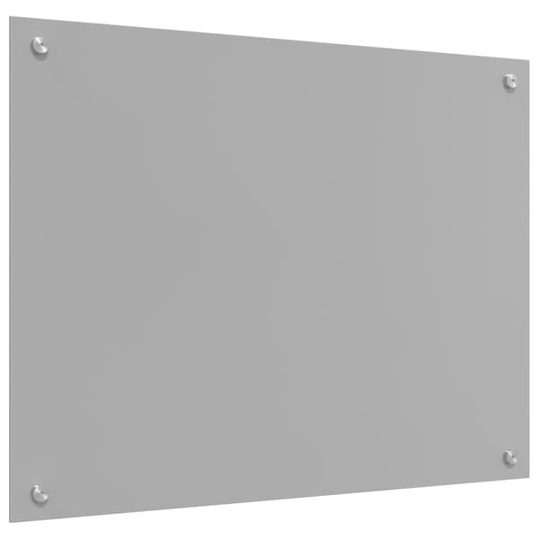 vidaXL Köksskydd Ljusgrå 80 x 60 cm härdat glas