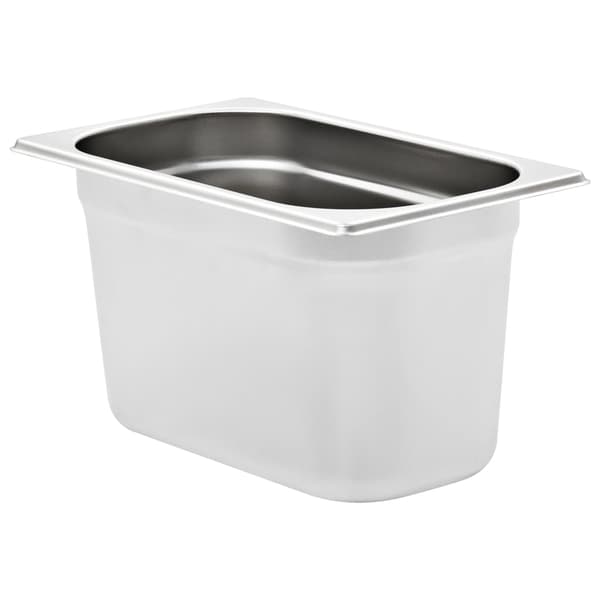 vidaXL Gastronormbeholdere 4 stk GN 1/4 150 mm rustfritt stål