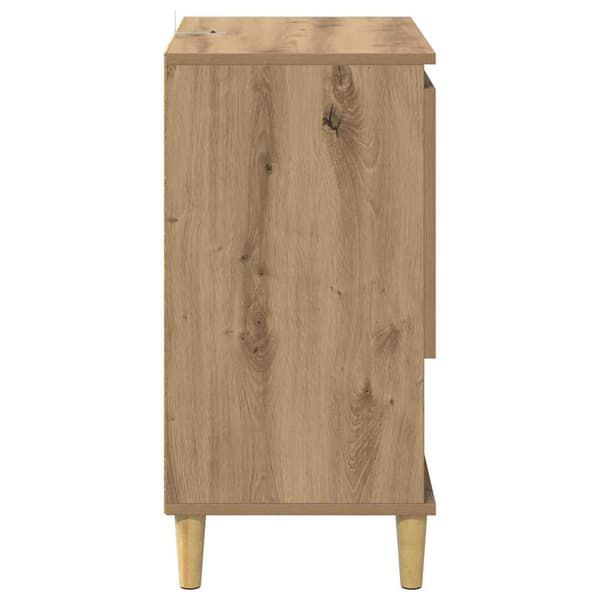vidaXL Serviesskap artisan eik 35 x 60 x 70 cm Konstruert tre