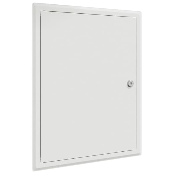 vidaXL Åtkomstpanel Vit 43 x 33 x 3 cm Stål