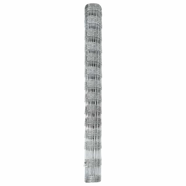 vidaXL Jordegjerde sølv 25 x 1,4 m Galvanisert stål