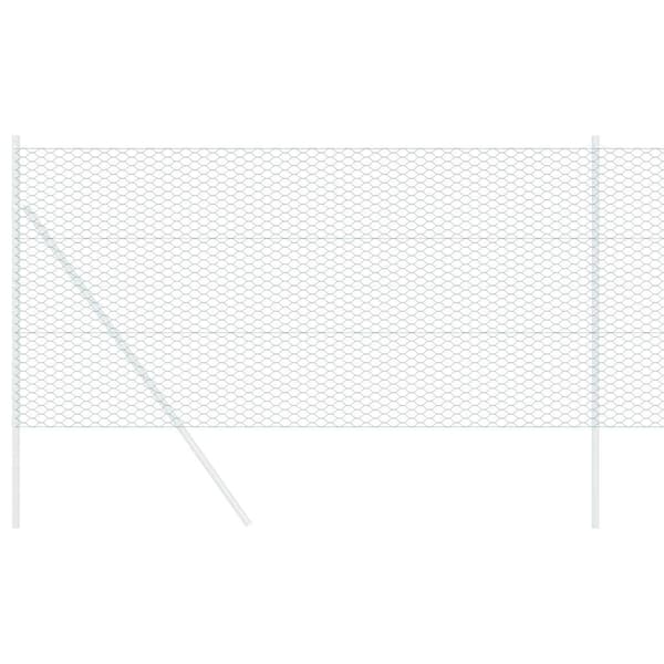 vidaXL Hexagonstängsel Grön 1,4 x 100 m PVC