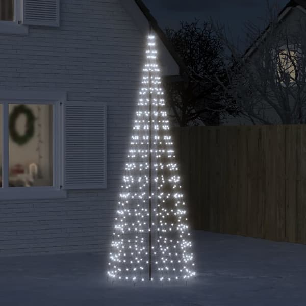 vidaXL LED julgran 550 LED kallvit 300 cm