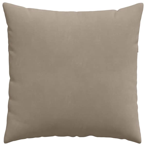vidaXL Soffkuddar 2 st Gråbrun 60 x 60 cm tyg