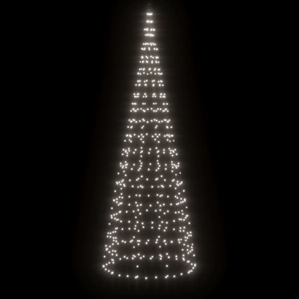 vidaXL LED julgran 550 LED kallvit 300 cm
