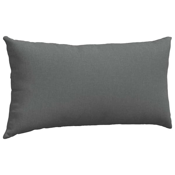 vidaXL Soffkuddar 2 st Mörkgrå 80 x 40 cm tyg