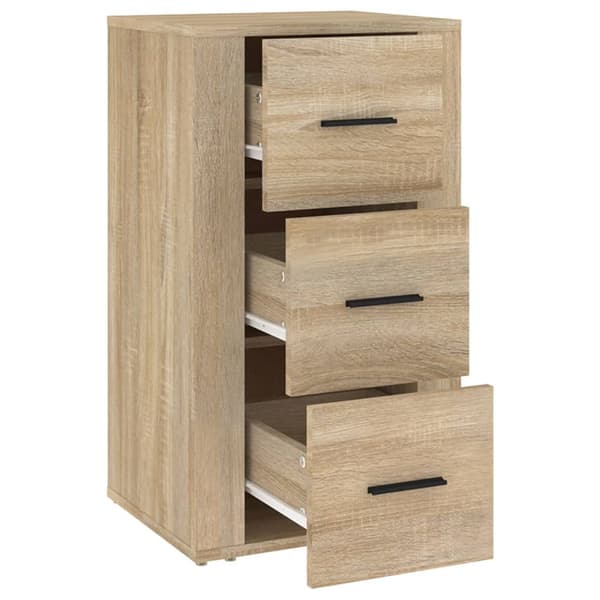 vidaXL Skjenk sonoma eik 40x33x70 cm konstruert tre