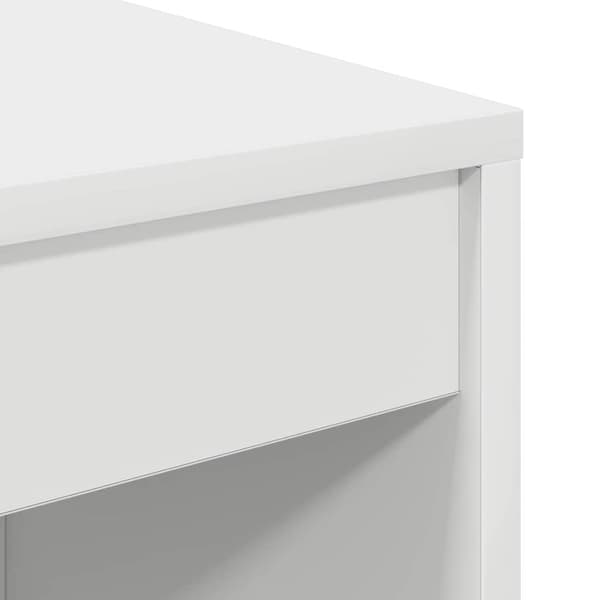 vidaXL Skrivebord Hvit 100 x 40 x 76 cm