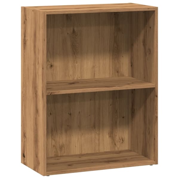 vidaXL Bokhylle artisan eik 60x30x77 cm konstruert tre