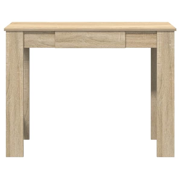 vidaXL Skrivebord sonoma eik 100x45x75 cm konstruert tre
