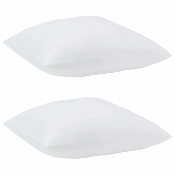 vidaXL Duntäcke med Kuddar med kudde 3 pcs Vit Mikrofiber