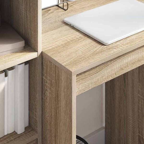 vidaXL Skrivebord Sonoma eik 60 x 50 x 76 cm