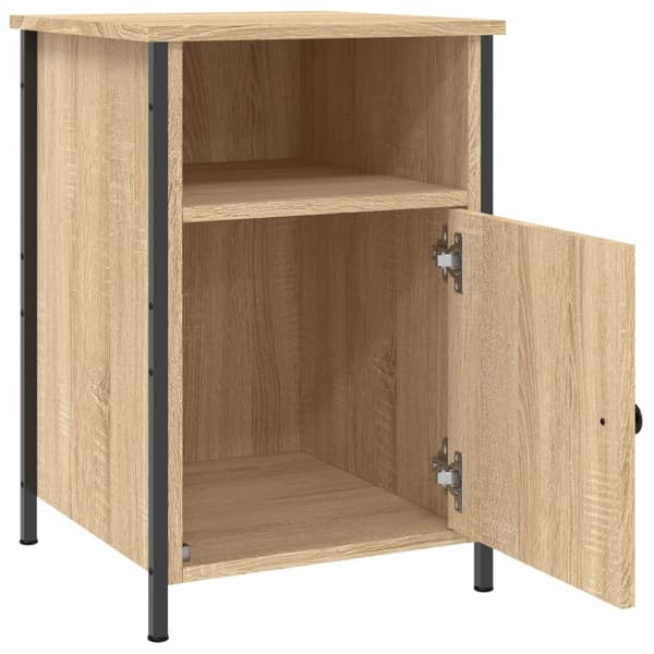 vidaXL Nattbord 2 stk sonoma eik 40x42x60 cm konstruert tre