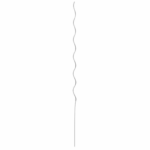 vidaXL Spiralväxtstöd Silver Galvaniserat stål 150 cm Hållbar