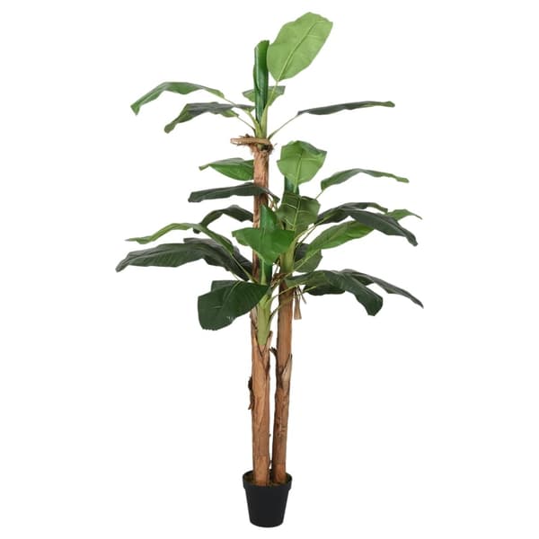 vidaXL Kunstig banantre 22 blader 200 cm grønn