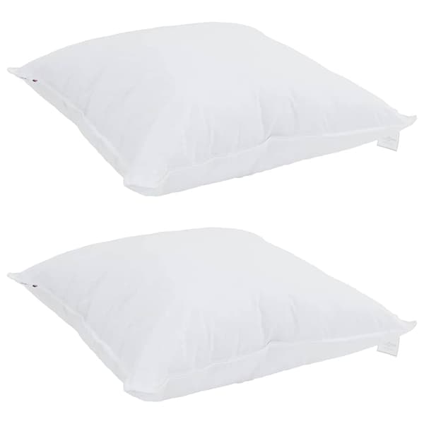 vidaXL Duntäcke med kudde 3 pcs Vit Mikrofiber