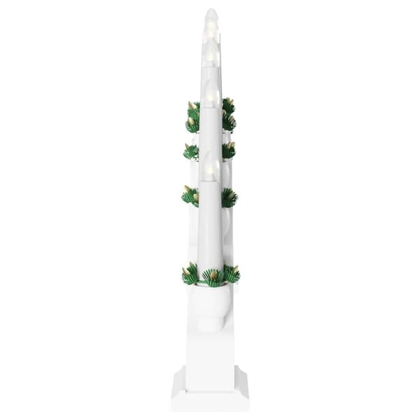 vidaXL Julelys Bue med 10 LED Lys 3 pcs Hvit 47 x 5 x 29 cm