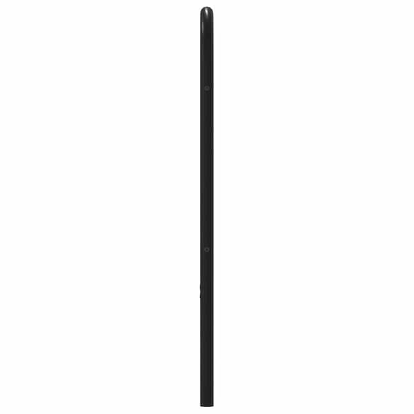 vidaXL Utskiftbar sengegavl røkt eik 90 cm stål og konstruert tre