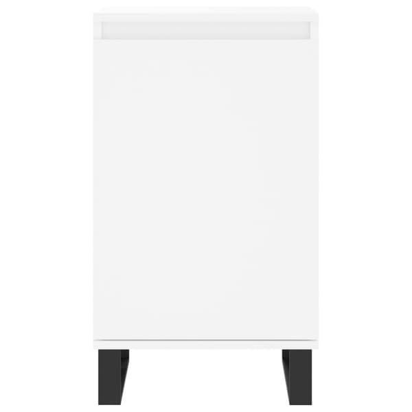 vidaXL Byrå vit 40x35x70 cm konstruerat trä