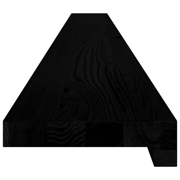 vidaXL Vinduskarmer 2 stk mørkebrun 160x15x2 cm heltre eik