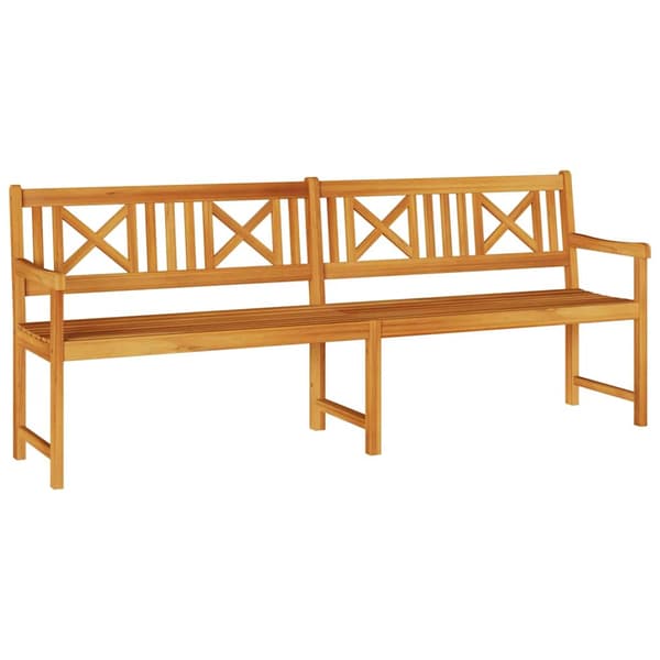 vidaXL Hagebenk Brun 220 x 56 x 90 cm Solid akasietre