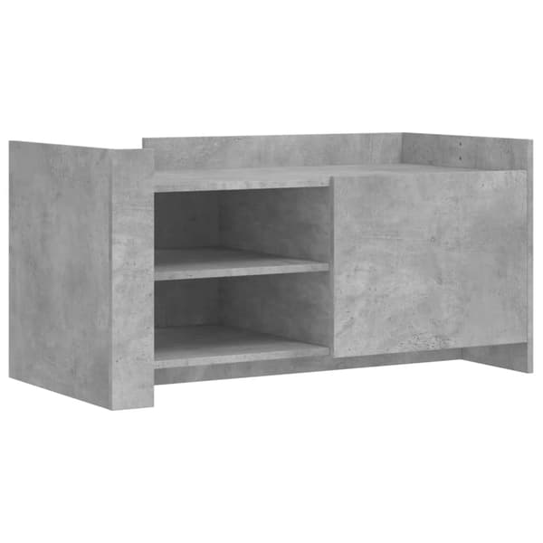 vidaXL Soffbord betonggrå 100x50x50 cm konstruerat trä