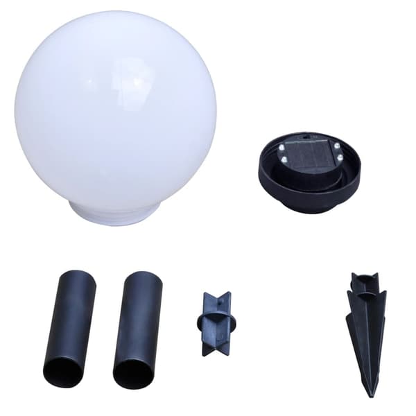 vidaXL Utomhuslampor 6 st LED 20 cm med markspett