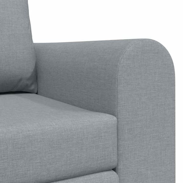vidaXL Soffsäng 60cm Ljusgrå tyg